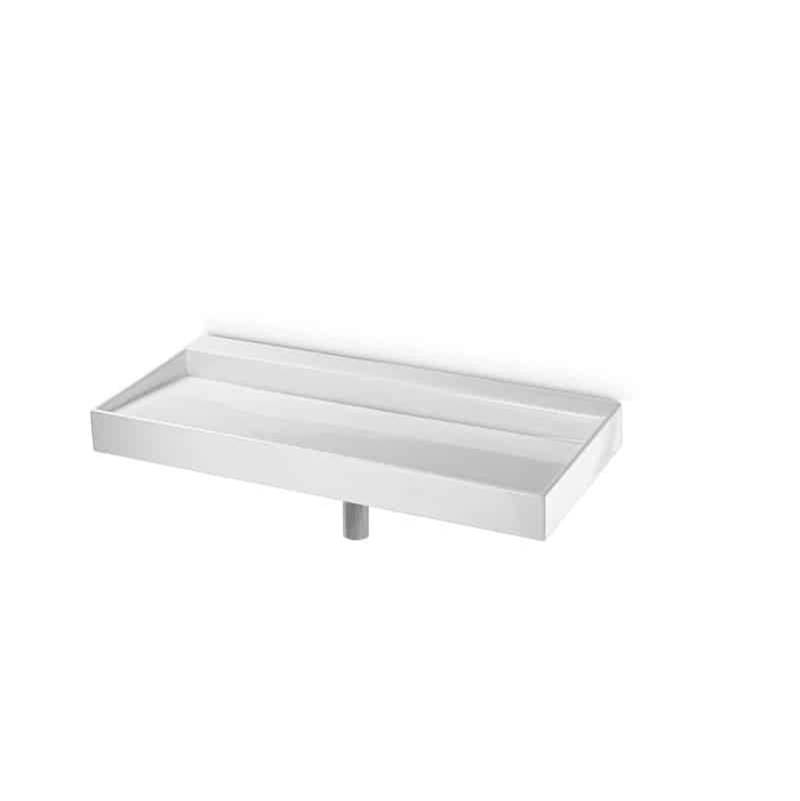AeT Italia L011 P35.75 - Wall-Hung Washbasin With Predispostion Tap Hole - Gloss White